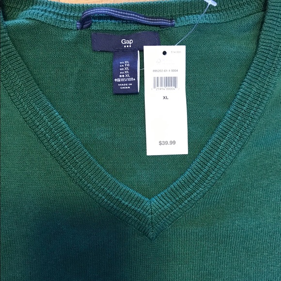NWT: Olive green Gap sweater Sz. XL - Picture 4 of 6